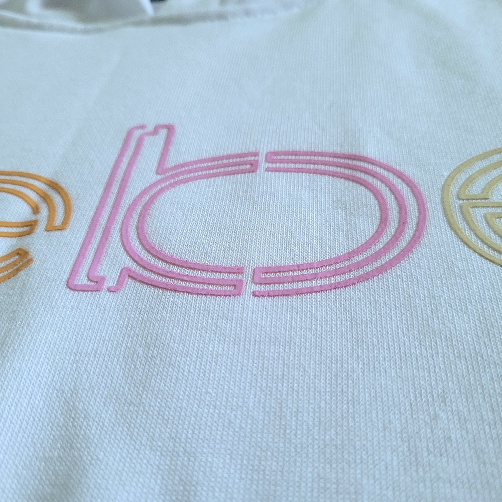 bebe Sport⛹️ "Neon Lites" Pullover Hoodie with Thumb👍 Holes - NWT - Picture 13 of 16